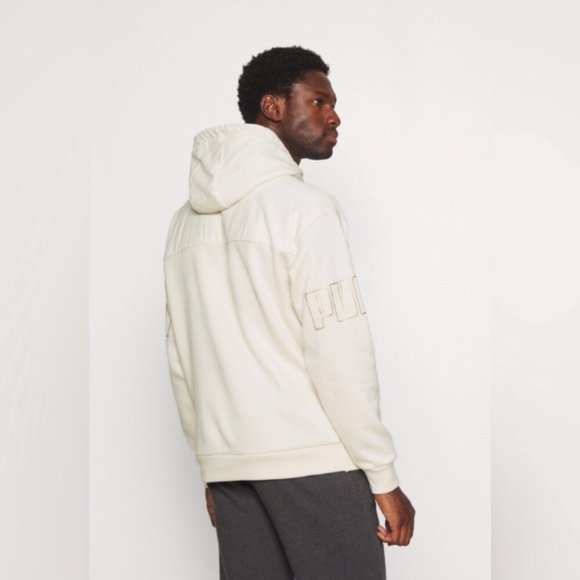 Puma Mens Hoodie in Ivory Glow - Picture 8 of 14